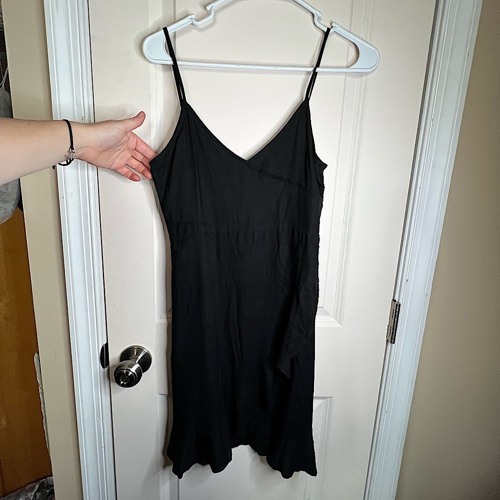 H&M black mini dress size 4